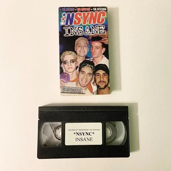 2000 N Sync Insane VHS  Tape The History Mystery Hysteria - Picture 7 of 11